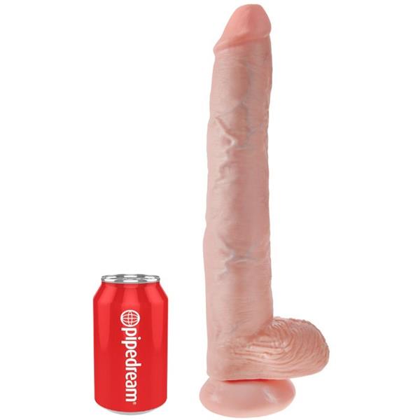 DILDO Z MODICAMI 35.6 CM KOŽA