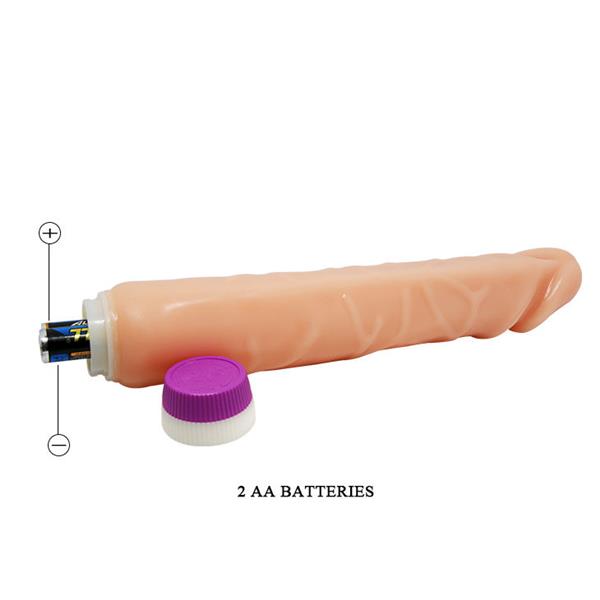 WAVES OF PLEASURE REALISTIC VIBRATING 25.5 CM