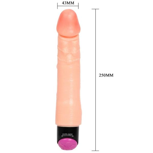 FLEKSIBILNI REALISTIČNI VIBRATOR 25 CM