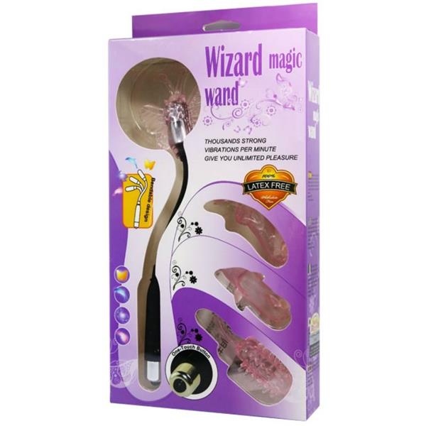 WIZARD MAGIC WAND STIMULATOR WITH VIBRATION