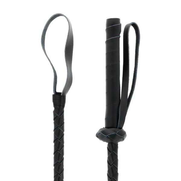 LEATHER FETISH BDSM WHIP 60CM