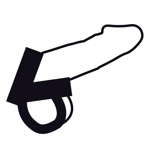 PRSTEN OD KOŽE ZA PENIS I TESTISE