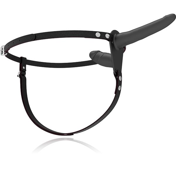 DOUBLE PENETRATION BLACK VIBRATOR