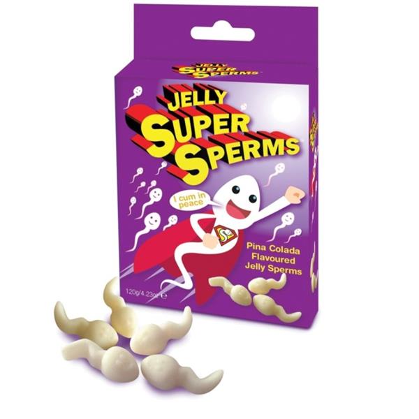 JELLY SUPER SPERM GUMMIES FORM SPERM 120 GR