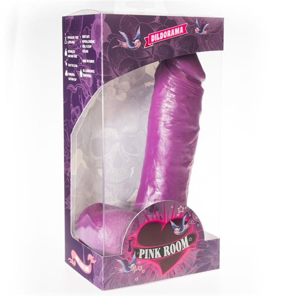 ANTON REALISTIČNI DILDO PURPLE 21.5 CM