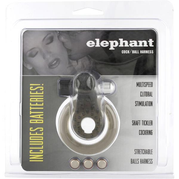 VIBRATING RING WITH STIMULATING ELEPHANT