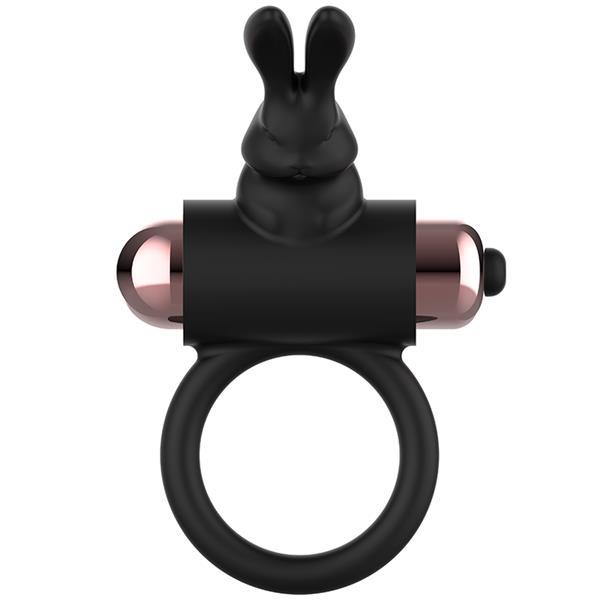 COCK RING WITH VIBRATOR BLACK/ GOLD