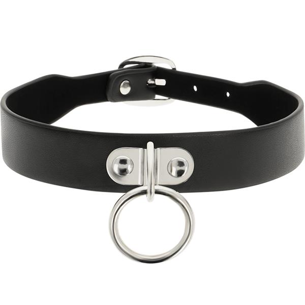 VEGAN LEATHER NECKLACE WOMAN FETISH ACCESSORY