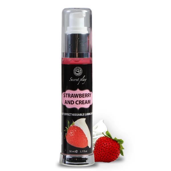 LUBRICANT 2-1 HEAT EFFECT STRAWBERRY & CREAM 50 ML