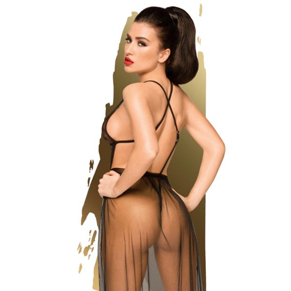 PEIGNOIR BEST FOREPLAY ČRNA S/M