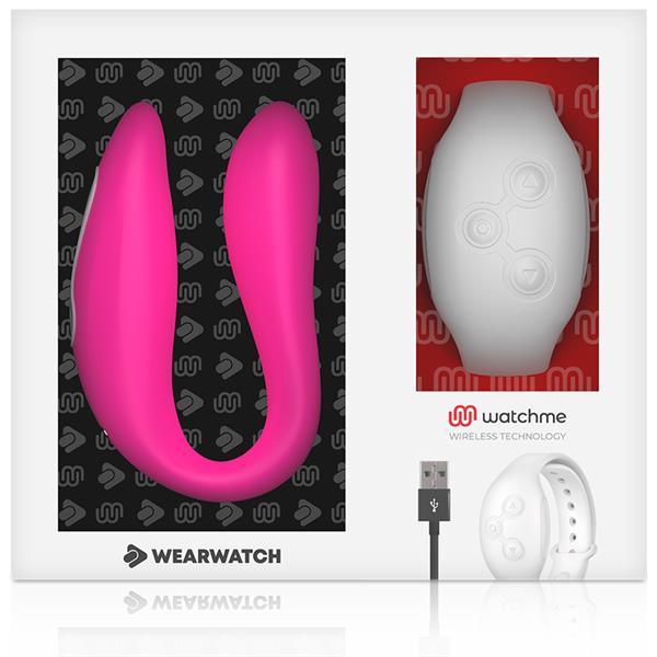 WATCHME DUAL TECHNOLOGY VIBRATOR FUCHSIA / SNOW