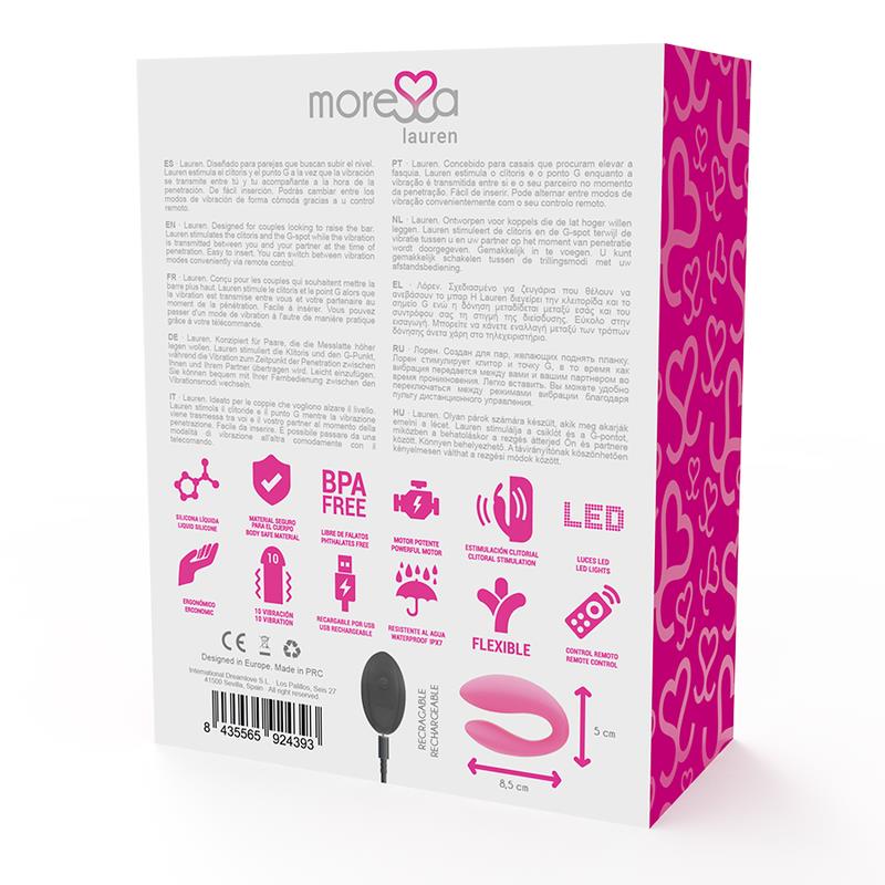 LAUREN REMOTE CONTROL STIMULATOR FOR COUPLES