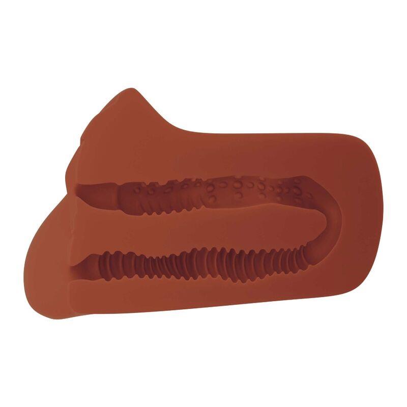 MASTRUBATOR PDX PLUS DOUBLE PLEASURE BROWN