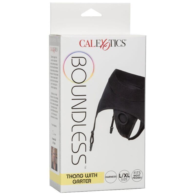 BOUNDLESS THONG WITH GARTER S/M
