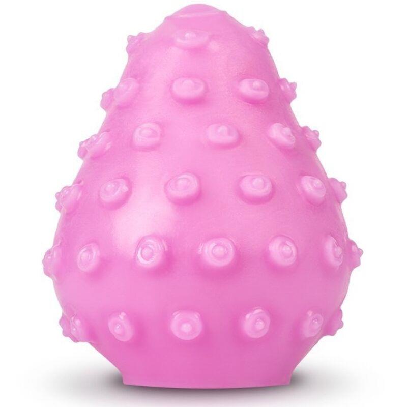 REUSABLE TEXTURED MASTURBATOR EGG PINK