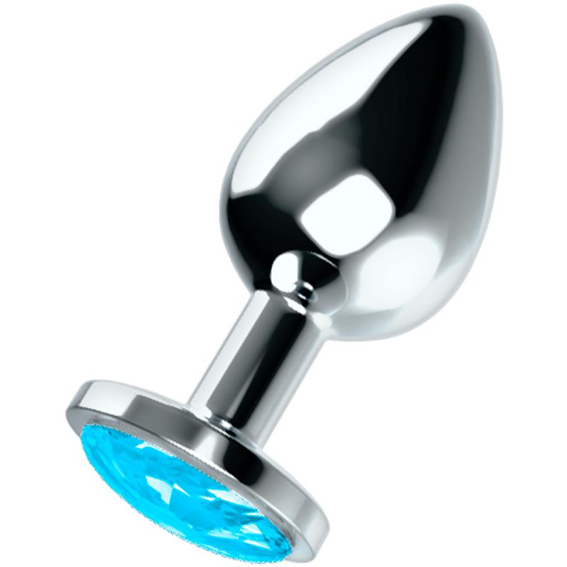 ANAL PLUG WITH BLUE CRYSTAL L