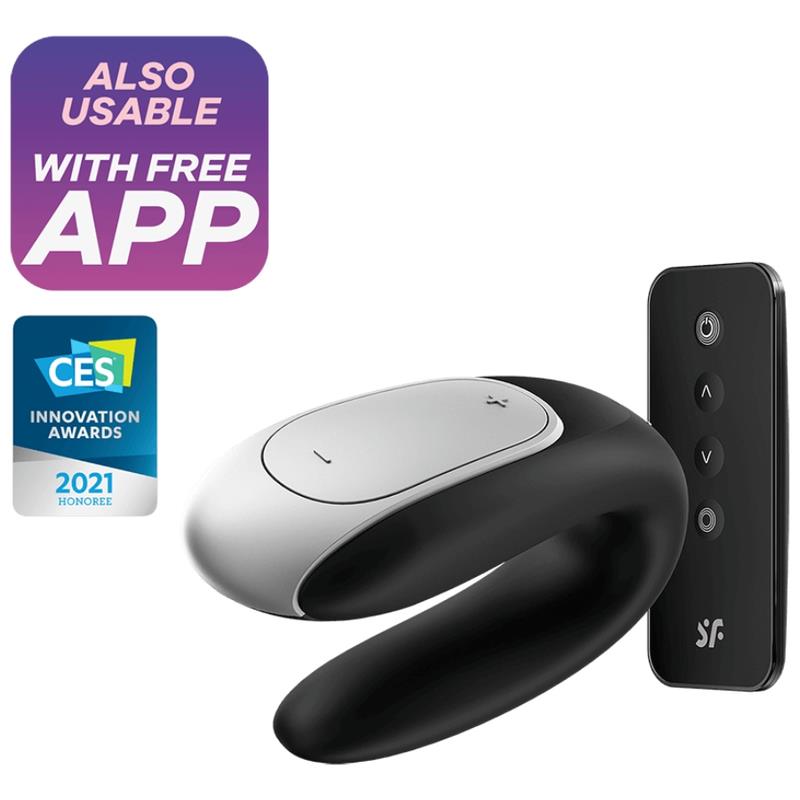 DOUBLE FUN PARTNER VIBRATOR BLACK