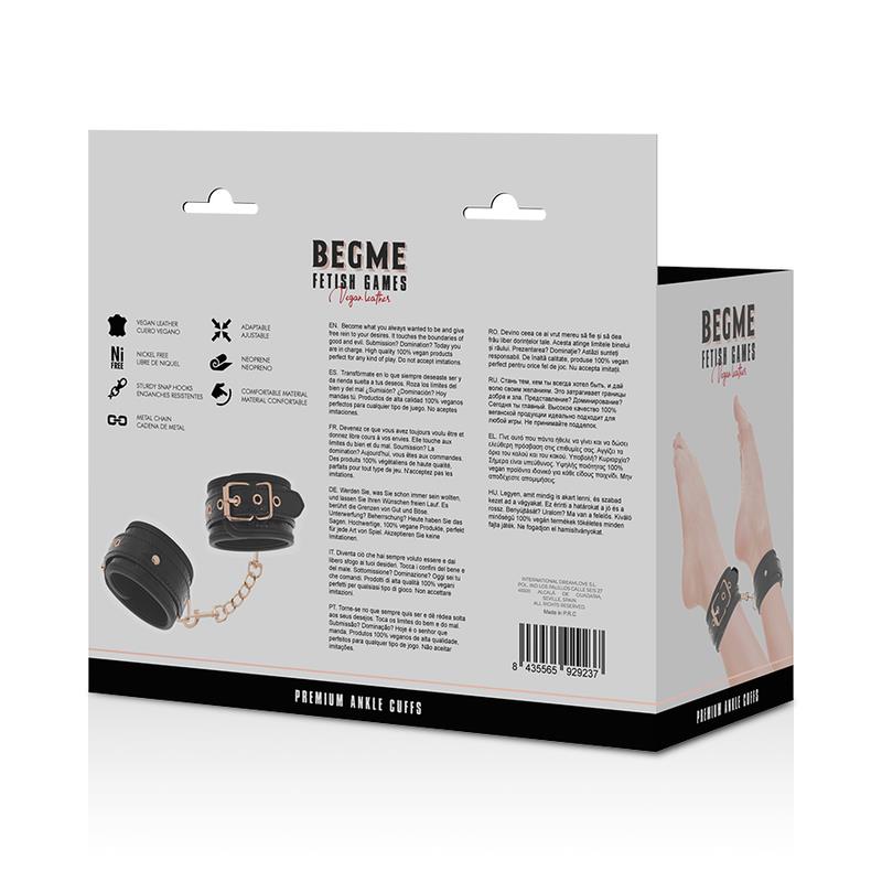 BLACK EDITION PREMIUM ANKLE CUFFS WITH NEOPRENE LINING