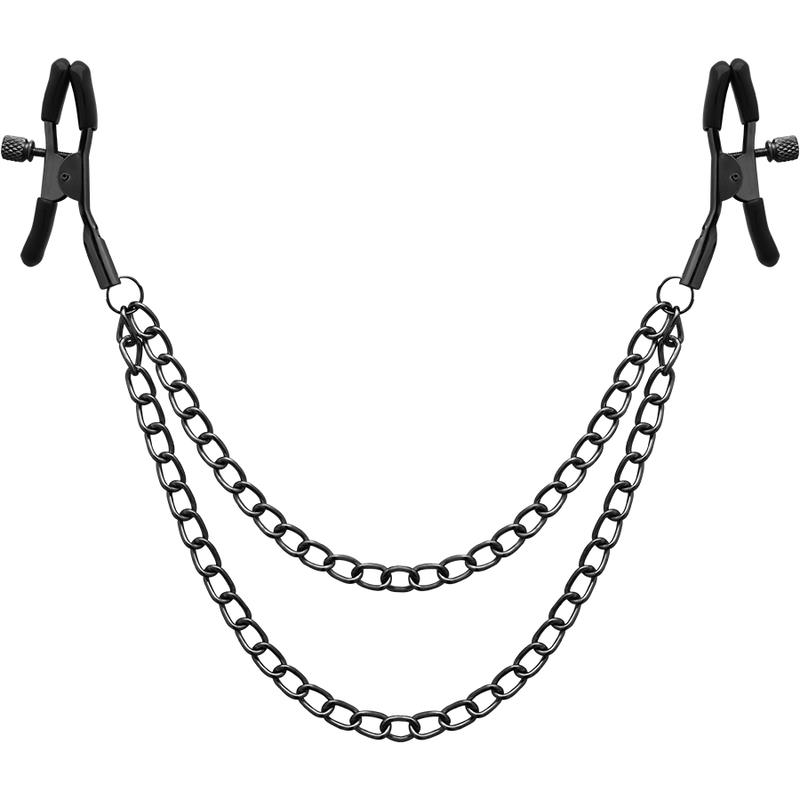 RED EDITION NIPPLE CLIPS WITH CHAIN