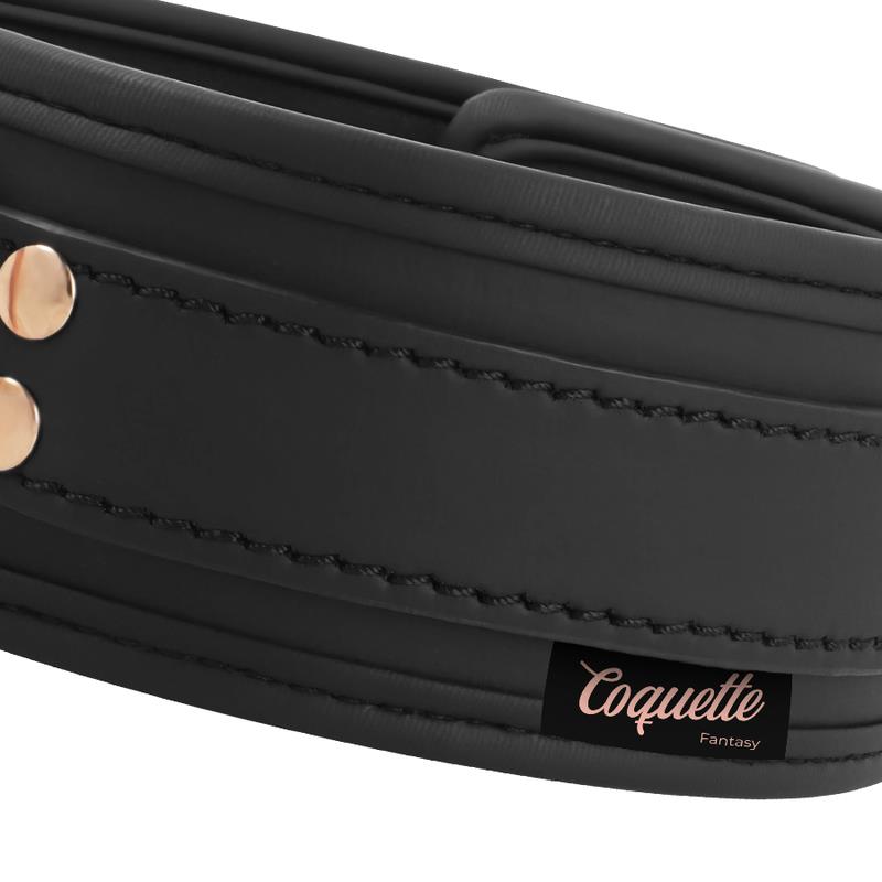 FANTASY VEGAN LEATHER COLLAR WITH NEOPRENE LINING