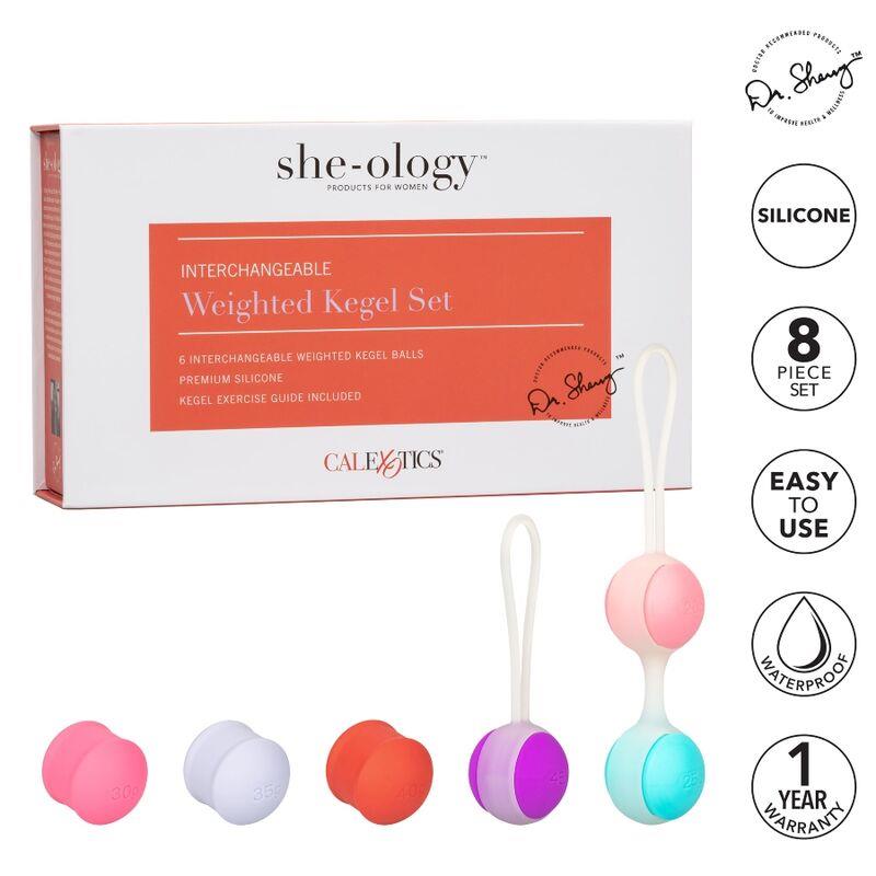 SHE-OLOGY SET BOLAS KEGEL INTERCAMBIABLES