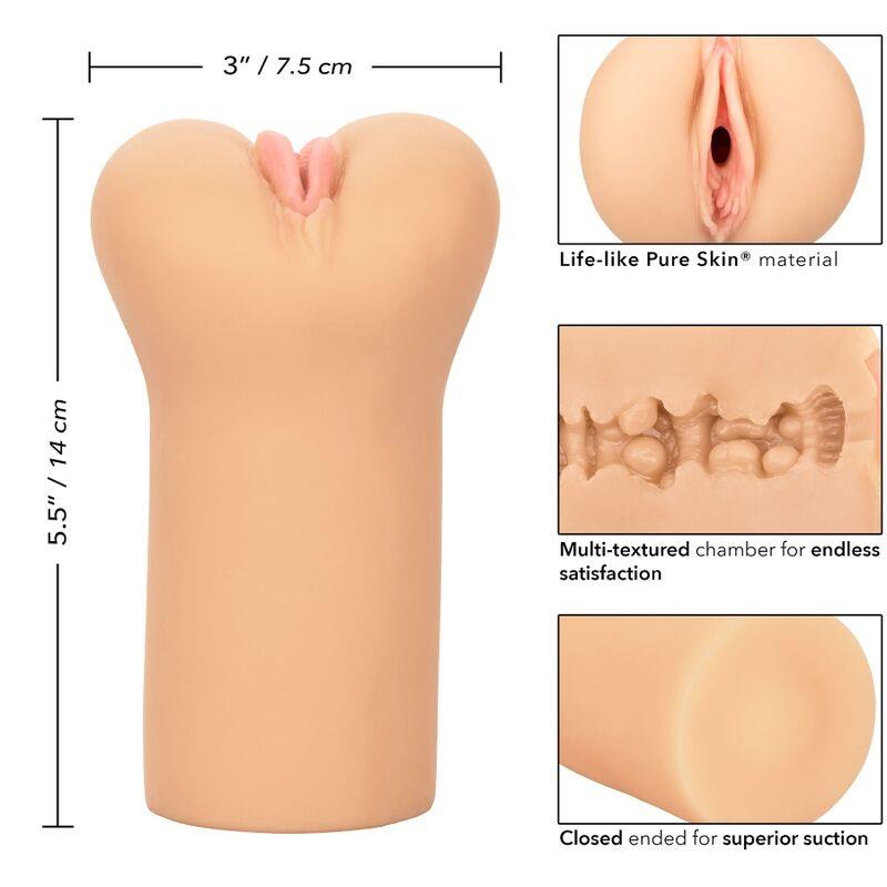 BOUNDLESS VULVA STROKER SVETLA KOŽA