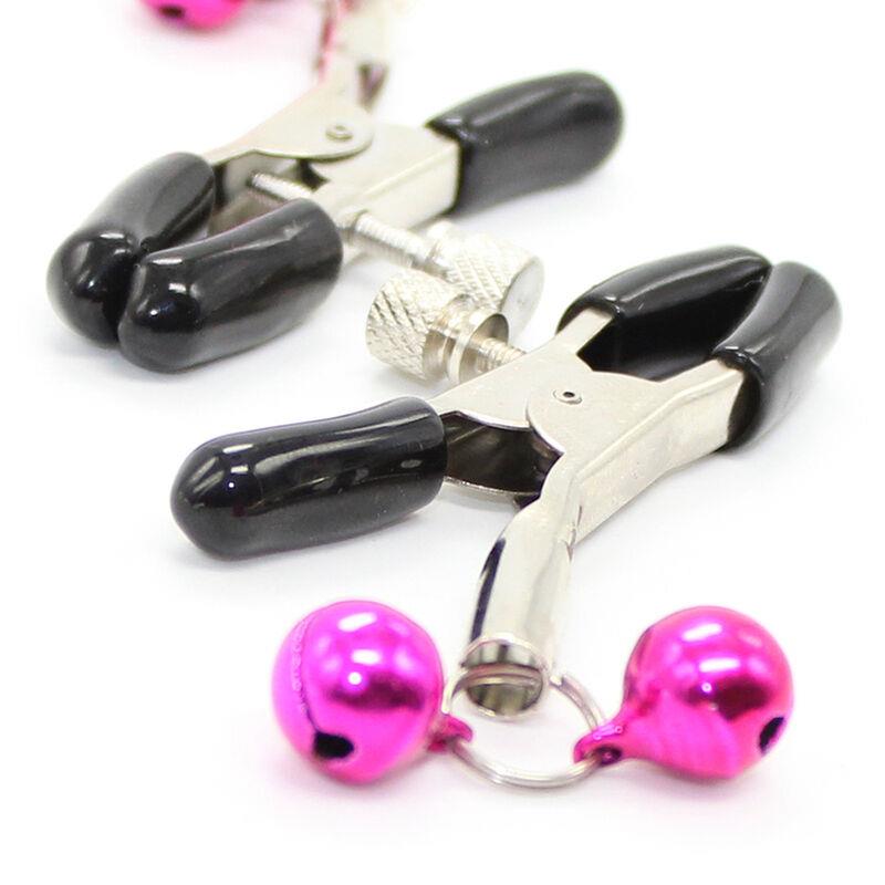 NIPPLE CLAMPS WITH PINK BELL