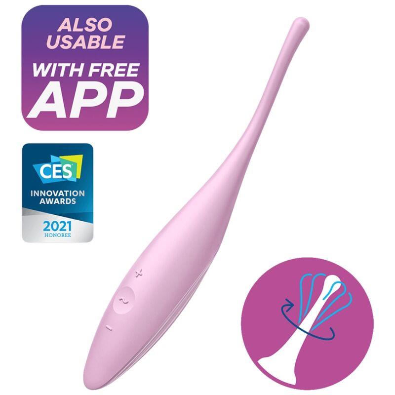 TWIRLING JOY CLIT TIP VIBRATOR PINK