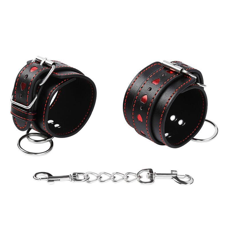 HEART INLAID HANDCUFFS