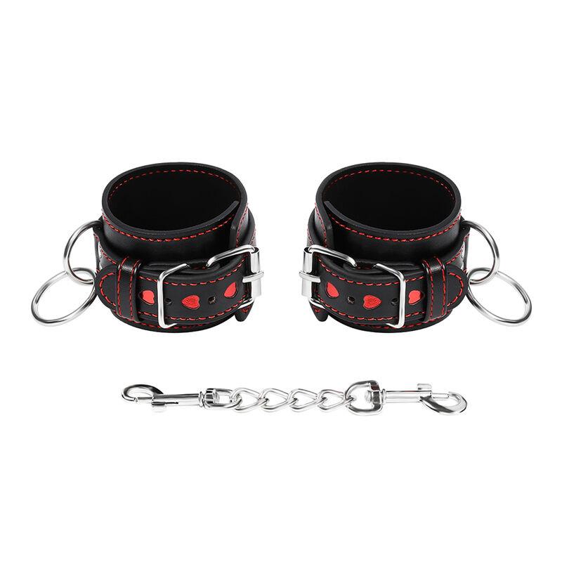 HEART INLAID HANDCUFFS