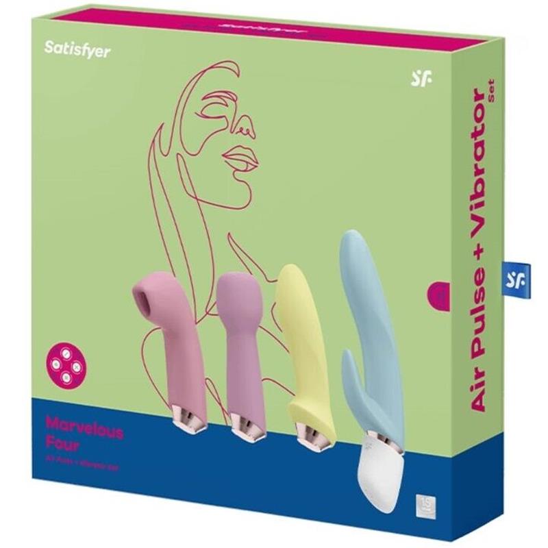 MARVELOUS FOUR VIBRATOR & AIR PULSE SET