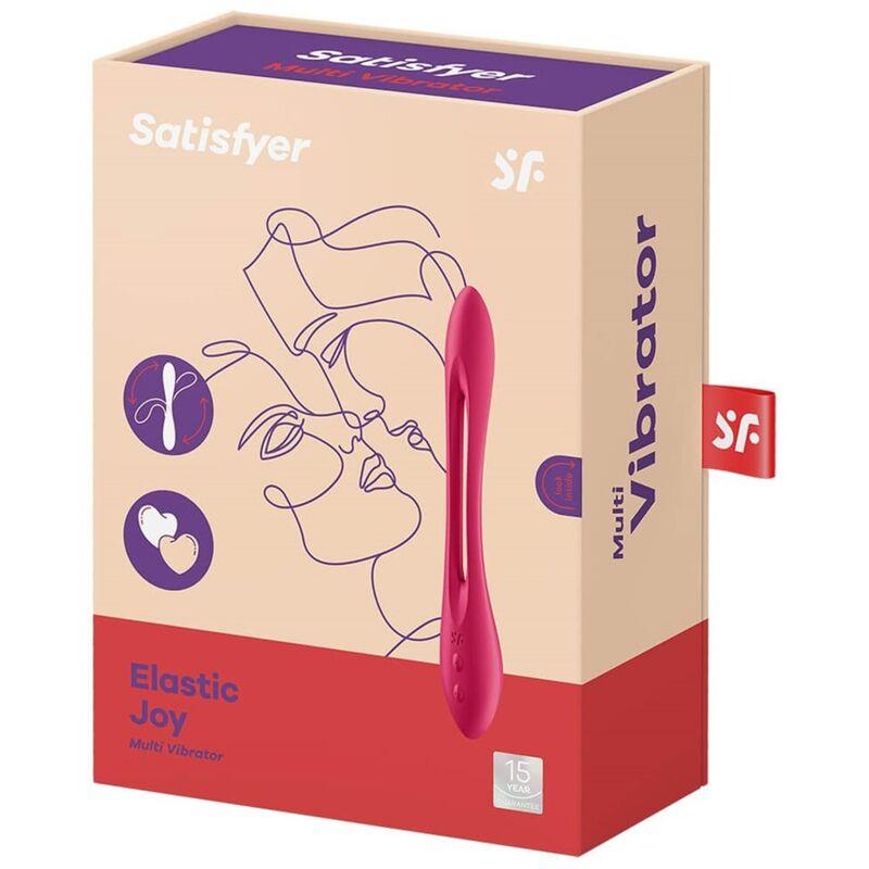 ELASTIC JOY MULTI VIBRATOR RED