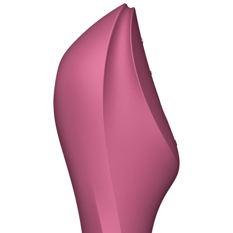 CURVY TRINITY 3 ZRAČNI PULZNI VIBRATOR RDEČ