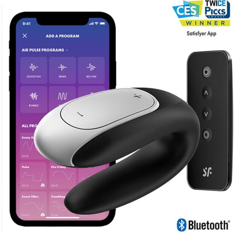 DOUBLE FUN PARTNER VIBRATOR BLACK