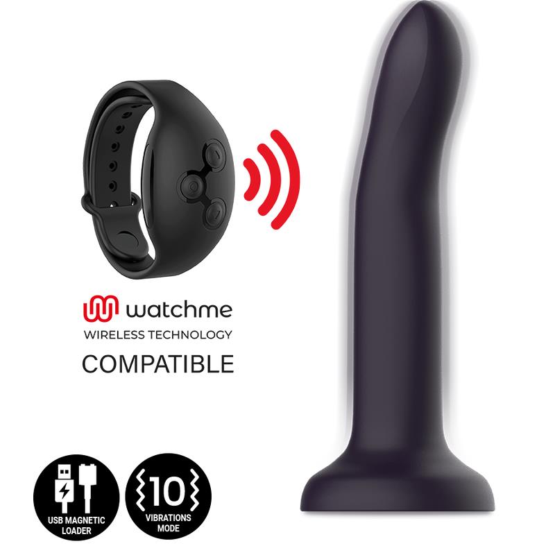 DUMAN MYSTIC DILDO M - VIBRATOR COMPATIBLE WITH WATCHME WIRELESS TECHNOLOGY