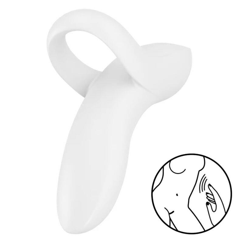 BOLD LOVER FINGER VIBRATOR WHITE
