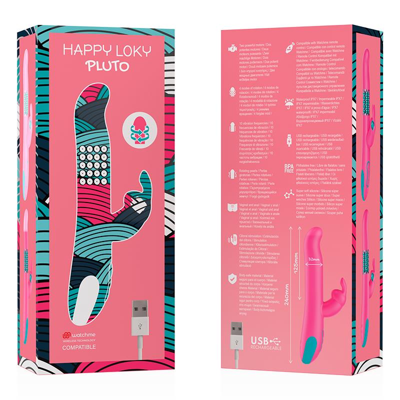 PLUTO RABBIT VIBRATOR & ROTATOR WATCHME WIRELESS TECHNOLOGY COMPATIBLE