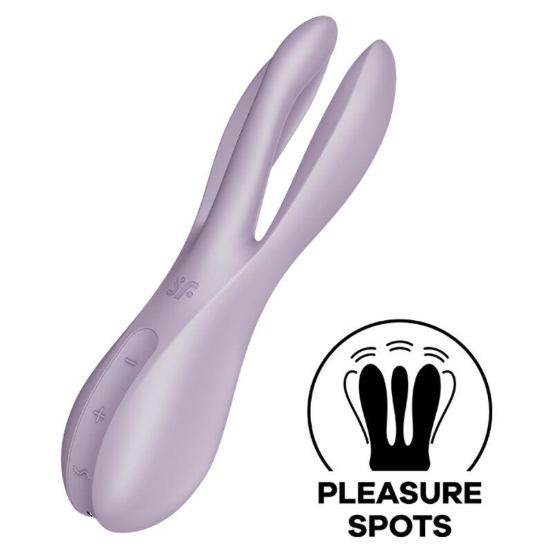 THREESOME 2 VIBRATOR BLACK