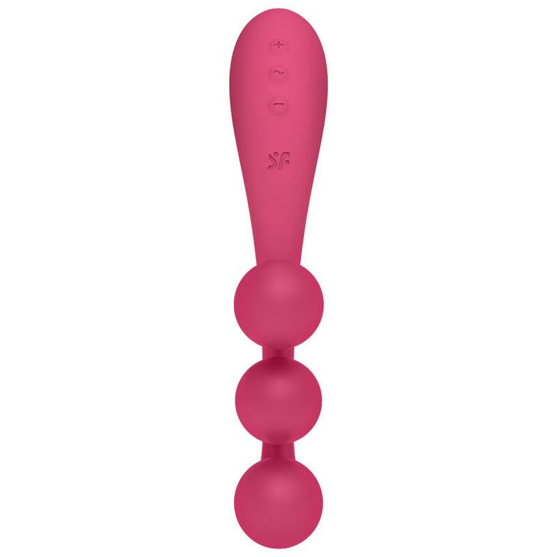 TRI BALL 1 MULTI VIBRATOR RED