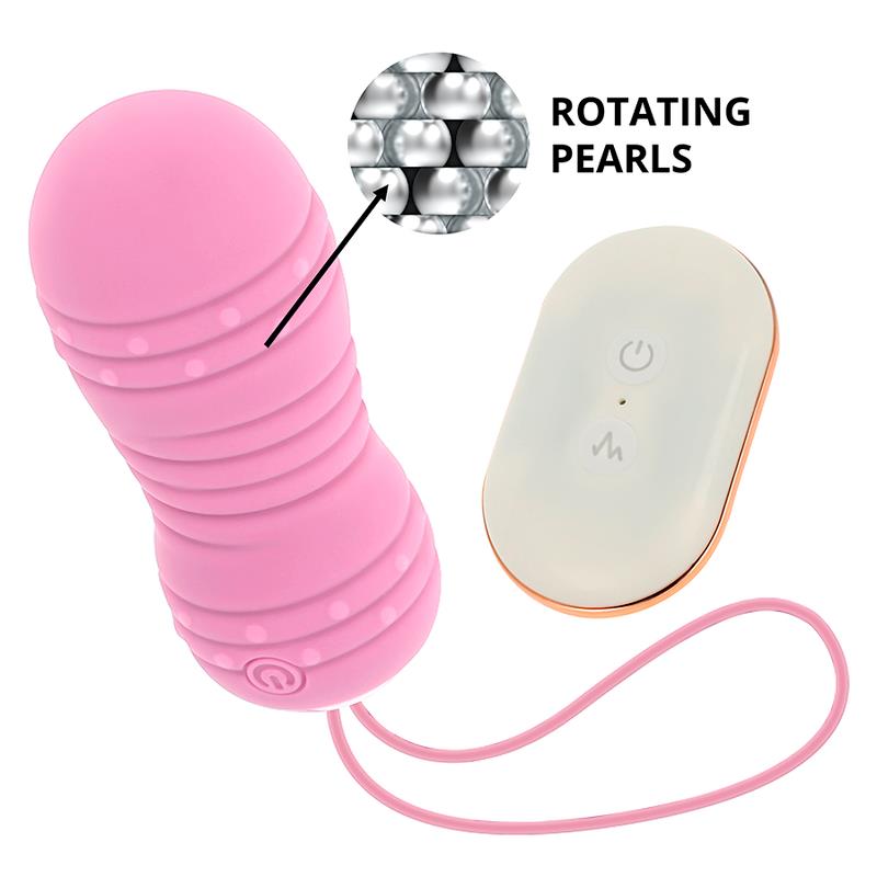 REMOTE CONTROL EGG 7 MODES ROTATION PINK