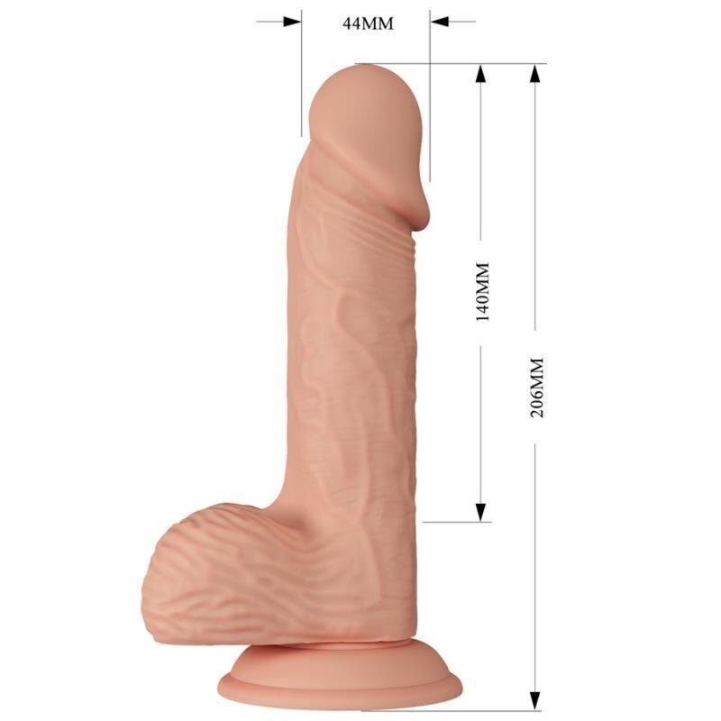 BEAUTIFUL ENCOUNTER CATOBLEPAS FLEXIBLE REALISTIC DILDO 20.6 CM NATURAL