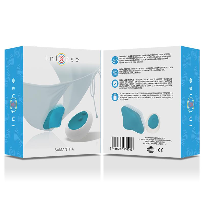 SAMANTHA PANTIE REMOTE CONTROL BLUE