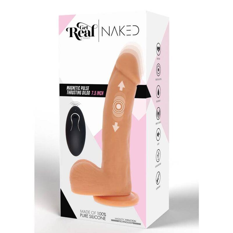 MAGNETNI PULZNI DILDO KOŽA