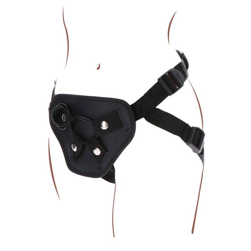 STRAP-ON DELUXE HARNESS CRNI
