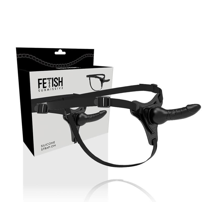 BLACK SILICONE REALISTIC 16 CM