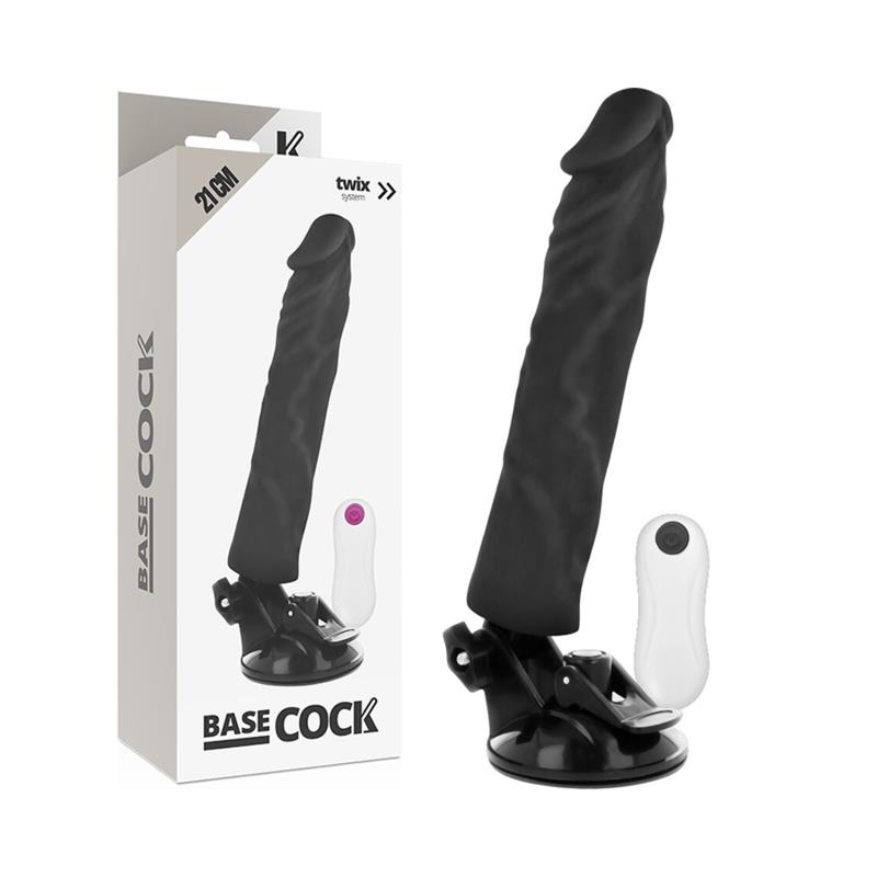 REALISTIC VIBRATOR REMOTE CONTROL FLESH 21 CM -O- 4 CM