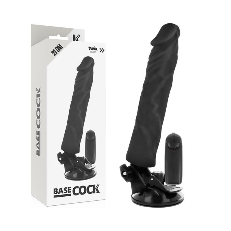 REALISTIČNI VIBRATOR NA DALJINSKO UPRAVLJANJE KOŽA 21 CM -O- 4 CM
