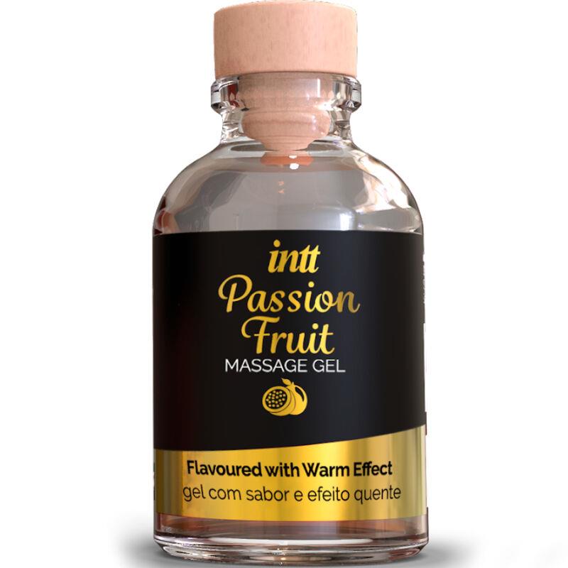 PASSION FRUIT FLAVORED MASSAGE GEL WITH HEAT EFFECT