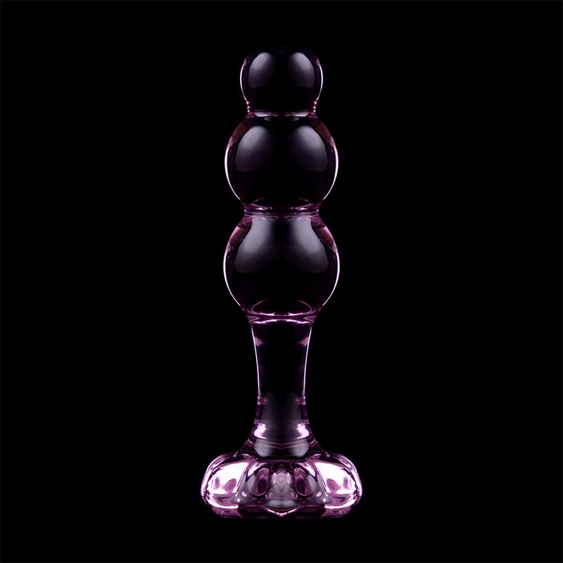 MODEL 1 ANALNI ČEP BOROSILIKATNO STEKLO ČISTO 10.5 CM -O- 3 CM