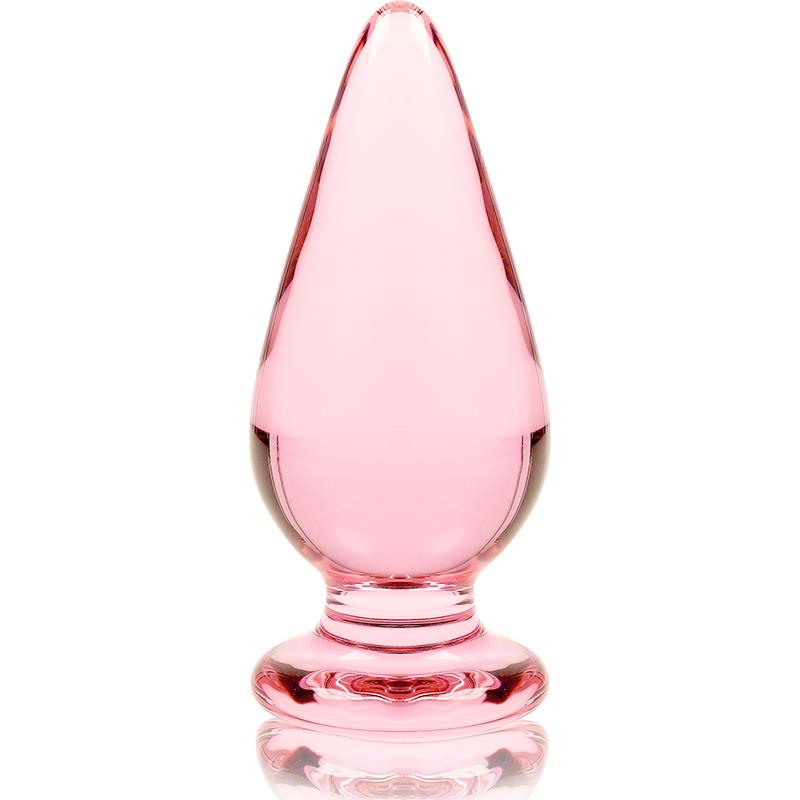 MODEL 4 ANAL PLUG BOROSILICATE GLASS CLEAR 11 CM -O- 5 CM